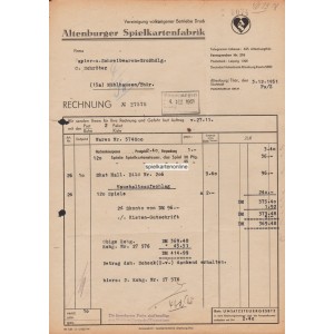 Rechnung VEB Altenburg 1951 (WK 100849)