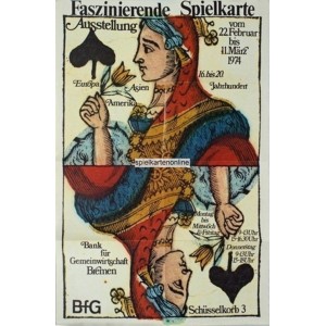 Plakat Bremen 1974 Faszinierende Spielkarte (WK 100502)