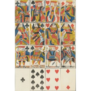 Englische Holzschnittkarte / English woodcut card (WK 15809)