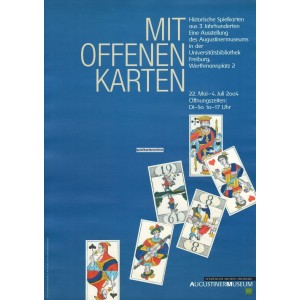 Plakat Freiburg 2004 Mit offenen Karten (30x42 - WK 07245)