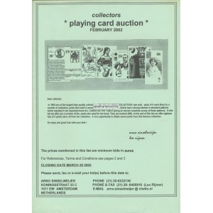 Auktionskatalog Sinselmeijer 2002 / 02 (WK 101148)