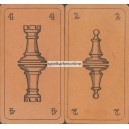 Schachspielkarten - Chess Cards - Cartes Echecs (WK 16464)