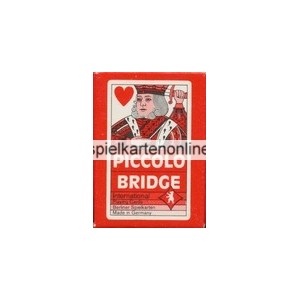 Internationales Bild Berliner Spielkarten 1972 Piccolo Bridge (WK 16328)