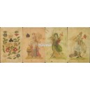 Jeu de Cartes en Soie / Baraja en tela de seda (WK 15303)