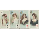Beauties Tobacco Cigarette Insert Playing Cards (WK 17564)