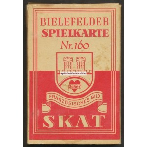 Berliner Bild Bielefelder Spielkarten 1955 Nr. 160 Skat (WK 17607)