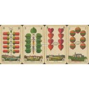 Preußisches Doppelbild Altenburger Spielkartenfabrik 1887 Stukenbrok (WK 17598)