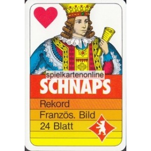 Wiener Bild Berliner Spielkarten 1985 Schnaps Rekord (WK 15283)