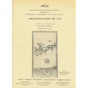 Katalog MGM Spielkartenangebot XIII 12/86 (WK 100179)