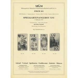 Katalog MGM Spielkartenangebot XVI (WK 100210)