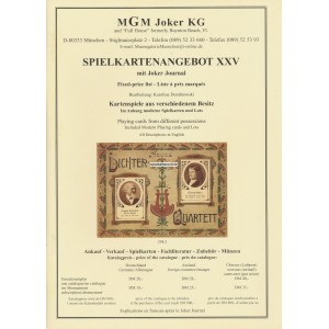 Katalog MGM Spielkartenangebot XXV 1998 (WK 100500)