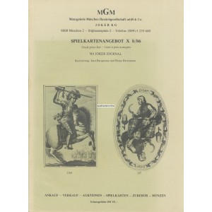 Katalog MGM Spielkartenangebot X 1986 (WK 100517)