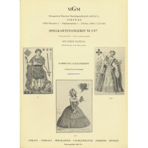 Katalog MGM Spielkartenangebot XI 1987 (WK 100518)