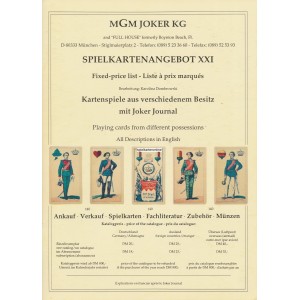 Katalog MGM Spielkartenangebot XXI (WK 100754)