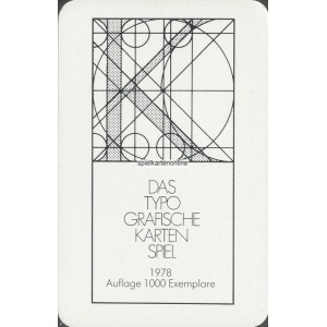Das Typografische Kartenspiel (WK 17693)