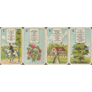 Lenormand VSS 1910 Wahrsagespiel mit Versen (WK 17796)