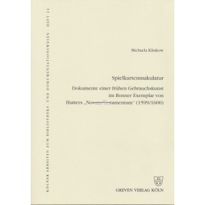Spielmakulatur Dokumente einer fr&uuml;hen Gebrauchskunst