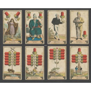 Orakelkarte Industrie Comptoir Leipzig 1818 (WK 17850)