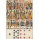 Englische Holzschnittkarte / English woodcut card 1705 (WK 15809)
