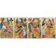 Englische Holzschnittkarte / English woodcut card 1705 (WK 15809)