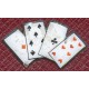 Spielkartenbox mit 4 emaillierten Karten (WK 102042)