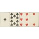 Englische Holzschnittkarte / English woodcut card 1705 (WK 17871)