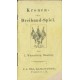 Kronen- oder Dreibund-Spiel, Wüst, 1892 (WK 17893)