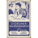 Aufschlagkarte Piatnik 1960 Zigeuner Wahrsagekarten Nr. 1901 (WK 14712)