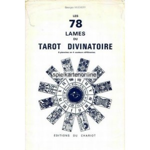 Tarot de Marseille Editions du Chariot 78 Lames du Tarot Divinatoire (WK 12063)