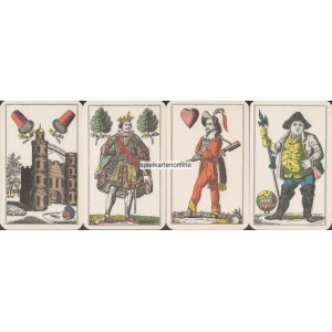 Kartenspiel mit Schlesischem Bild (WK 15471)